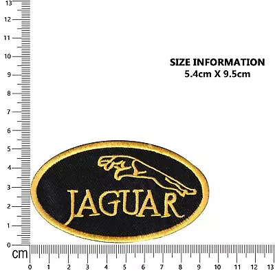 Jaguar Embroidered Iron / Sew On Patch Cycling Bike Clothes Bag T Shirt Badge • £3.49