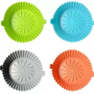 Air Fryer Silicone Liner With Grease Guide Slots And Dishwasher Safe Design • £11.36