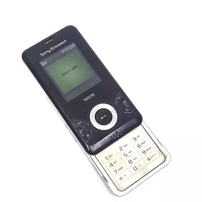 Sony Ericsson W205 Cell Phone Walkman Black (Unlocked) Classic 2G Mobile Phone • $29.95