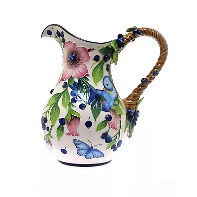 2005 Blue Sky Clayworks J McCall Icing On The Cake Blueberries Pitcher 11   • $89.99