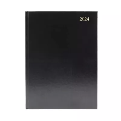 2024 A5 Day Per Page Black Appointments Diary • £4.99