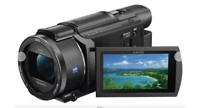 Sony FDR-AX53 4K UHD WiFi NFC Compact Camcorder Video Digital Camera • £899.49