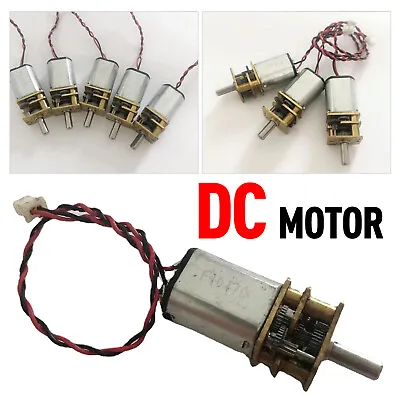 5x N20 Gear Motor Micro Mini DC 3V -6V Full Metal Gearbox Slow Speed Reducer TYH • $8.99