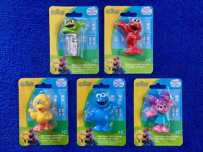 5 Just Play Sesame Street Mini Figures Big Bird Elmo Abby Oscar Cookie Toy LOT • $12.99