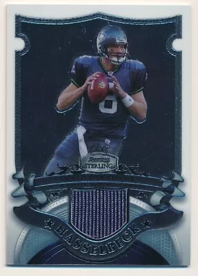 Matt Hasselbeck 2007 Bowman Sterling #mh Game Jersey Seattle Seahawks Sp • $2.99