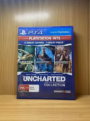 Uncharted: The Nathan Drake Collection (PlayStation 4 Ps4 2018) • $14.99