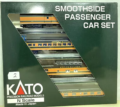 N Scale Kato 4 Smoothside Passenger Cars Great Northern B • $89.88