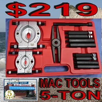 Mac Tools 5-Ton Bar-Type Puller/Bearing Separator Set PB518B OPEN BOX  FREE SHIP • $219