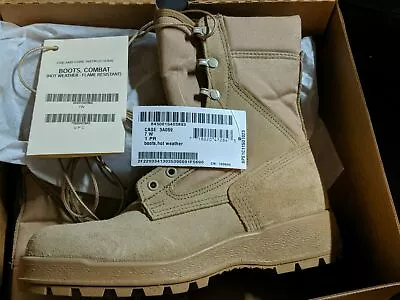 NEW Military McRae US Army Combat Work Hot Weather Tan Desert Quality Boots USGI • $77.11