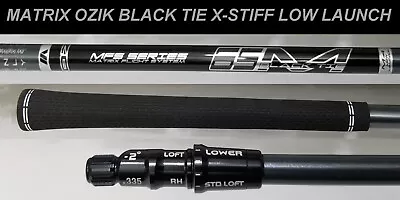 Matrix LONG DRIVE Black Tie 65X Low Launch Driver Shaft X-Stiff Choose Adapter • $127.70