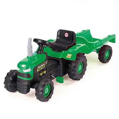 £51.99 • Buy Dolu 8053 Children's Ride On Tractor With Trailer, 52 Cm X 173 Cm X 45 Cm(Green)