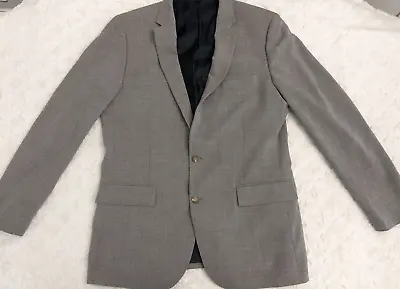 J Crew Thompson Blazer Mens 42 L Gray Wool Jacket Lined Double Vented • $23.69