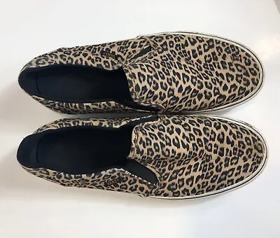 Vans Cheetah Leopard Print Animal Print Slip-on Shoe Women’s Size 11 • $29.99