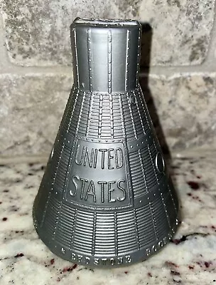 Vintage NASA Space Capsule Mercury Redstone Rocket Freedom 7 Capsule Bank • $15.99