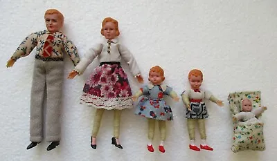 Vtg Caco Thread Wrapped German Dollhouse Dolls  • $24.99