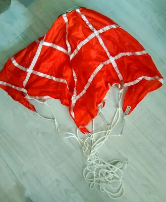 Chinese Military Retired Orange-red Guiding Chute Parachute Chute Parachute • $28