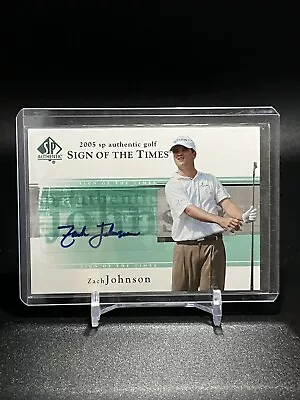 $12.50 • Buy 2005 SP Authentic Golf Zach Johnson Sign Of The Times Auto