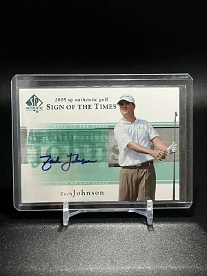 $12.50 • Buy 2005 SP Authentic Golf Zach Johnson Sign Of The Times Auto