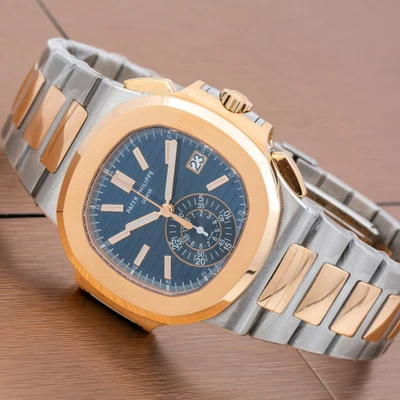£99360.12 • Buy Patek Philippe Nautilus Watch 5980/1ar Blue Dial Steel And Rose Gold Bracelet
