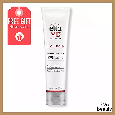 Elta MD UV Facial Moisturizer SPF 30+ 3 Oz Tube EXP 02/26 *New In Box * • $28