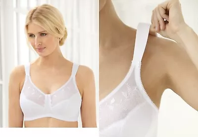 SAVE BIG Over $47 Msrp! Glamorise MINIMIZER Bra 46DD EXTRA-WIDE-STRAPS White NEW • $24.71