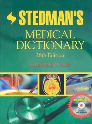Stedman's Medical Dictionary 28th Edition Book/MOBILE Bundle Stedman's 97807 • $13