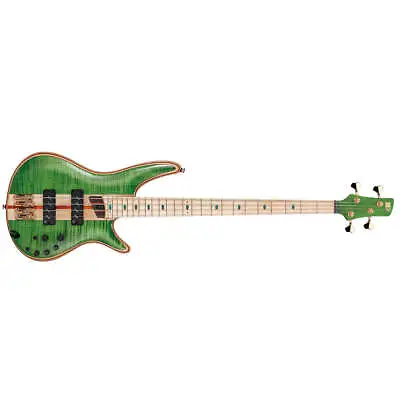 Ibanez SR4FMDX Premium Bass Guitar Emerald Green Low Gloss W/ Gig Bag • $2783.95