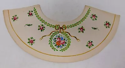 Hand Painted Paper Lamp Shade Rose Buds Bows & Garlands 5.75  Tall • $15