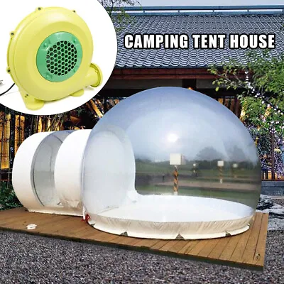 3m Inflatable PVC Clear Eco Dome Camping Bubble Tent Commercial Grade 110v • $837.90