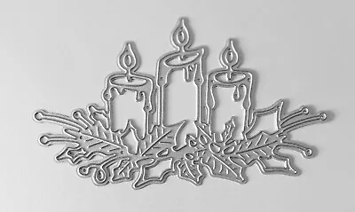 £1.99 • Buy  Christmas Candles And Holly  Die BN