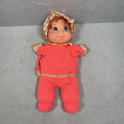 Mattel Bean Puppets Doll Vintage 1973 Orange Cloth Auburn Hair 10  Vinyl Face • $17.95