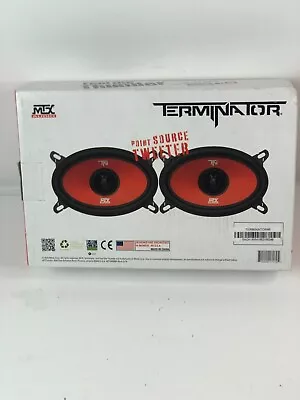 MTX TERMINATOR46 Terminator Coaxial Car Speakers 40W-RMS 80W-MAX 4x6' Sealed • $36.99