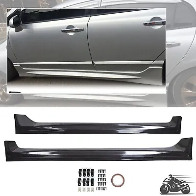 Fits Honda Civic 06-11 07 08 09 10 Sedan ABS Mugen RR Style Side Skirts Pair • $97.99