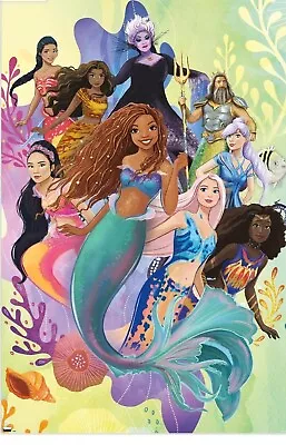 Disney Little Mermaid Group Poster • $9.50