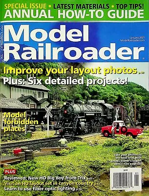 Model Railroader Magazine January 2021 Special Issue Annual How-To Guide • $10.99