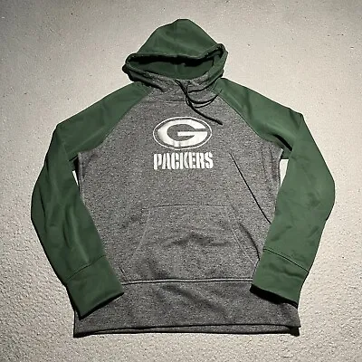 Green Bay Packers Nike Hoodie Sweatshirt Womens Medium Therma Fit Long Sleeve • $21.84