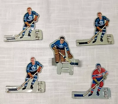 EAGLE TOYS Vintage Tin Litho Hockey Players Maple Leafs Goalie VG+ Nice Munro • $25