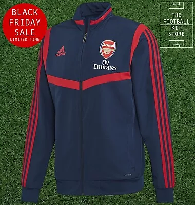 £34.99 • Buy Adidas Arsenal Presentation Jacket Mens - AFC Track Top All Sizes - Black Friday