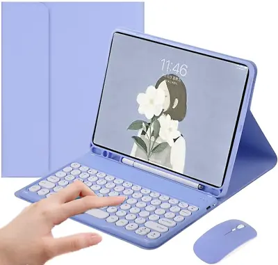 PboyiqiS Keyboard+Mouse+ Case For IPad Mini 5/Mini 4iPad Mini Case With And Key • £43.12