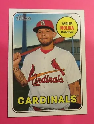 2018 Topps Heritage St. Louis Cardinals - YADIER MOLINA - Puerto Rico • $1