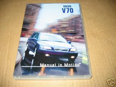 2002 Volvo V70 Dvd Owners Manual In Motion 02 V 70 Dvd • $15.36