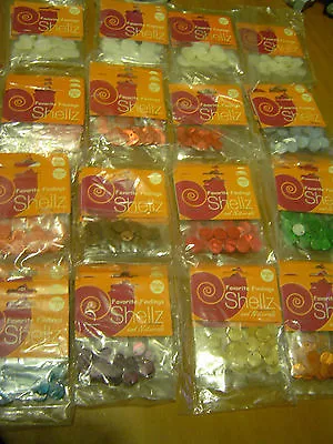 Shellz Embellishments Assorted Colours & Styles. Card Making/Crafts/Jewellery • £0.99