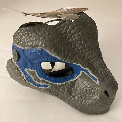 Jurassic Park VELOCIRAPTOR BLUE Dinosaur Dino Mask Raptor  • $24.98