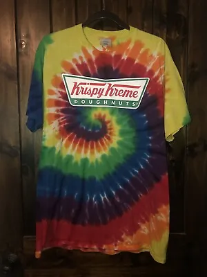 $35 • Buy Krispy Kreme Tye Dye T-Shirt Size Large