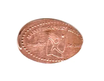Elongated Penny  MAINE DISCOVERY MUSEUM  Bangor ME COPPER • $2.50