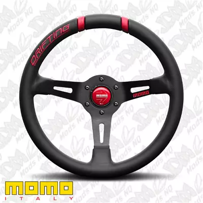 MOMO Drifting Black/Red 330mm Steering Wheel VDRIFT33NROSL • $358