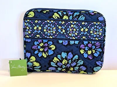 Nwt Vera Bradley E-reader Sleeve Tech Tablet Case Cover Indigo Pop Ipad Blue $38 • $29.95