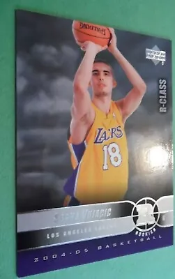 Sasha Vujacic 2004 Upper Deck R-Class #117 Prospect / Rookie Card L.A. Lakers • $2.69