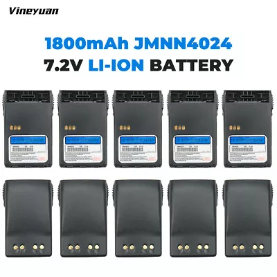 10PC JMNN4023 JMNN4024 Battery MOTOROLA GP328+ GP338+ GP388 GP638+ GP644 GP688 • $170