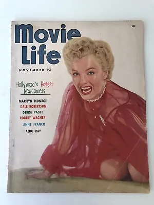 Movie Life Magazine 1952 Marilyn Monroe Cover • $80